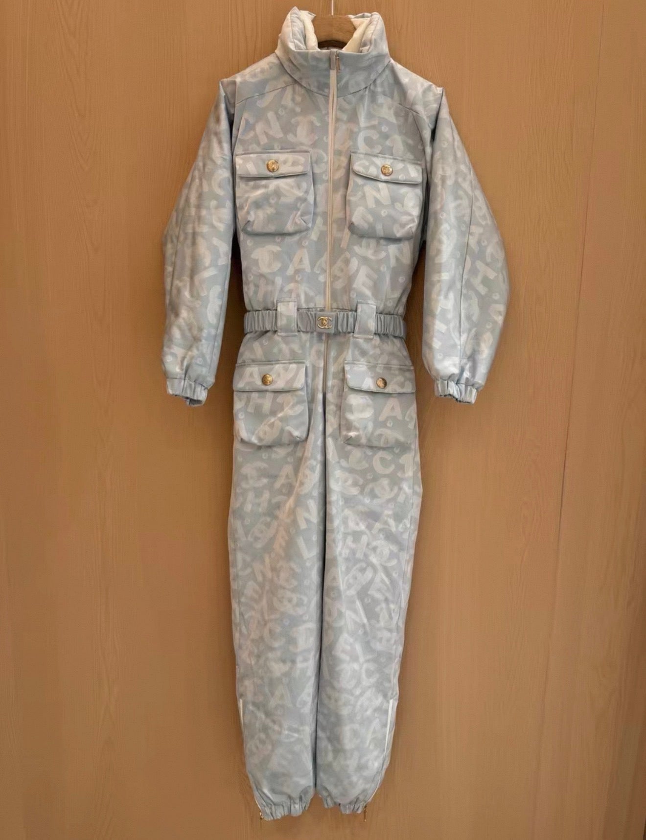 Chanel 22N Light Blue Jumpsuit