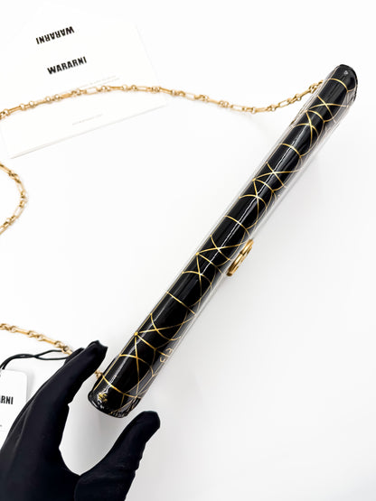 Chanel Pre Fall 2009 Paris Moscow Matryoshka Black Gold evening bag