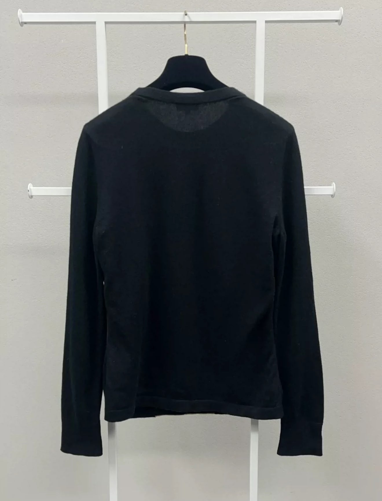 Chanel 2020 Fall/Winter Black Cashmere Knit Top