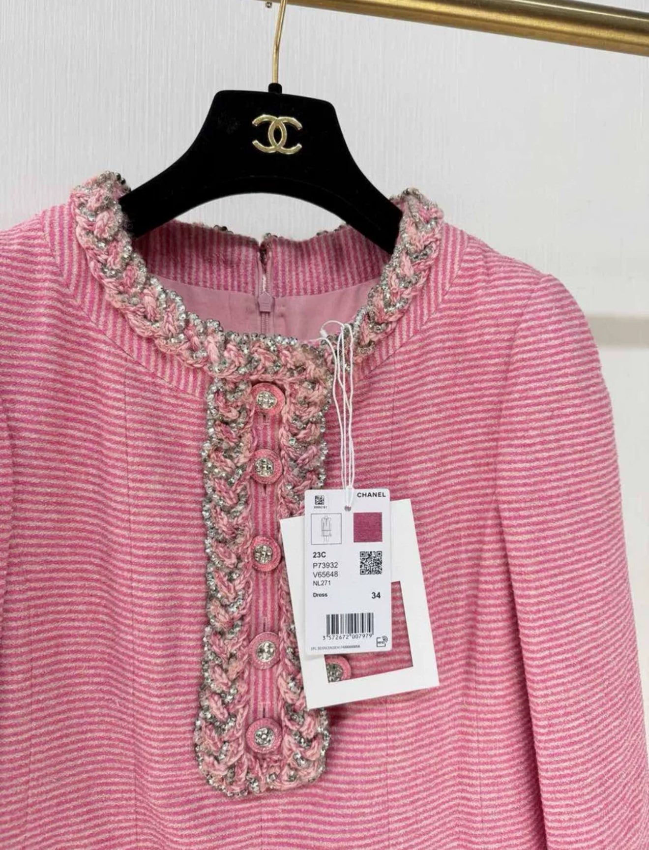 Chanel 23C Pink Dress