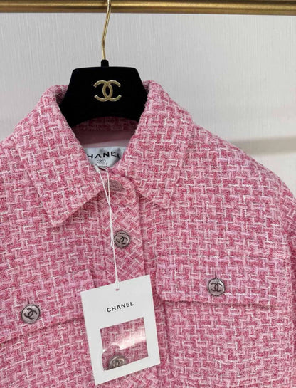 Chanel 23P Pink Short Jacket