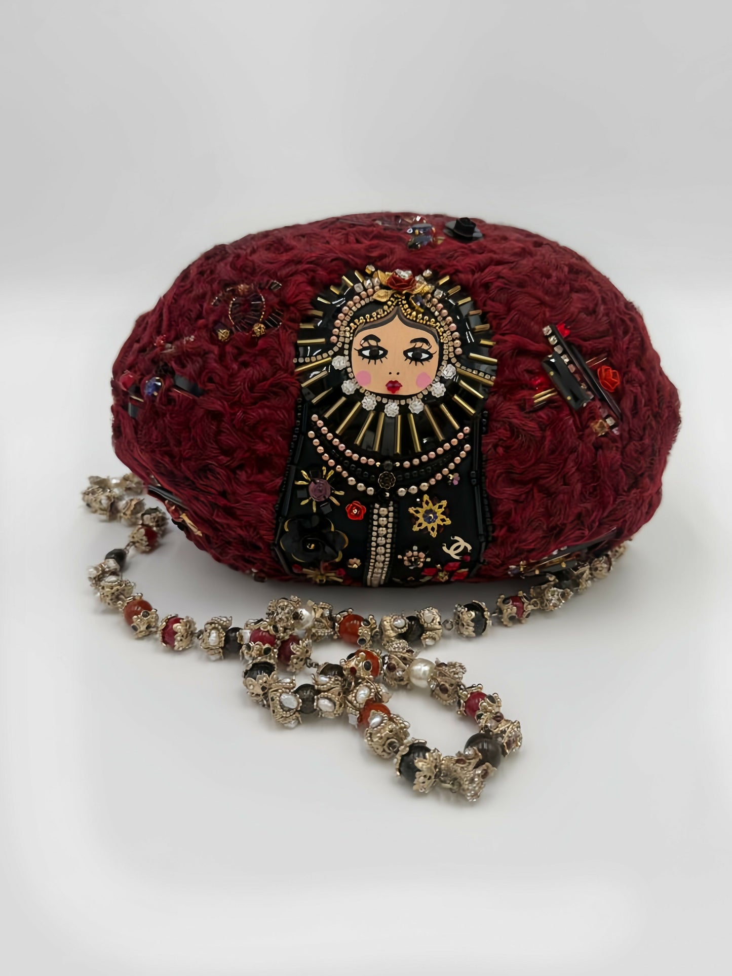 Chanel Persian Lamb Embellished Muff, Chanel Paris–Moscou Métiers d’Art 2009 collection