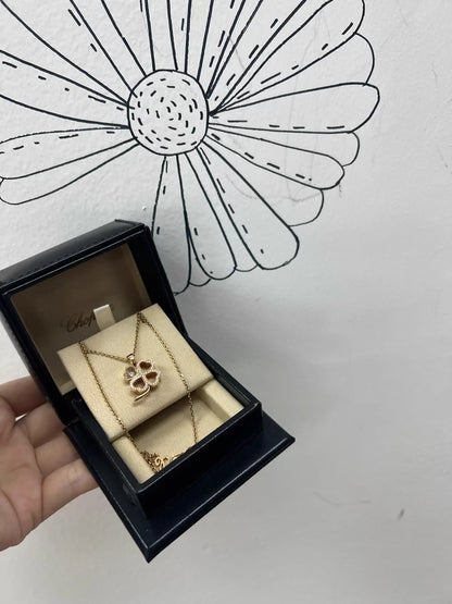 Chopard Diamonds rose gold four-leaf clover necklace