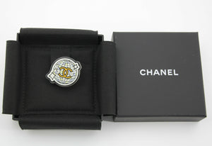 Chanel D24C Acrylic Spring/Summer Resort Collection Globe Brooch
