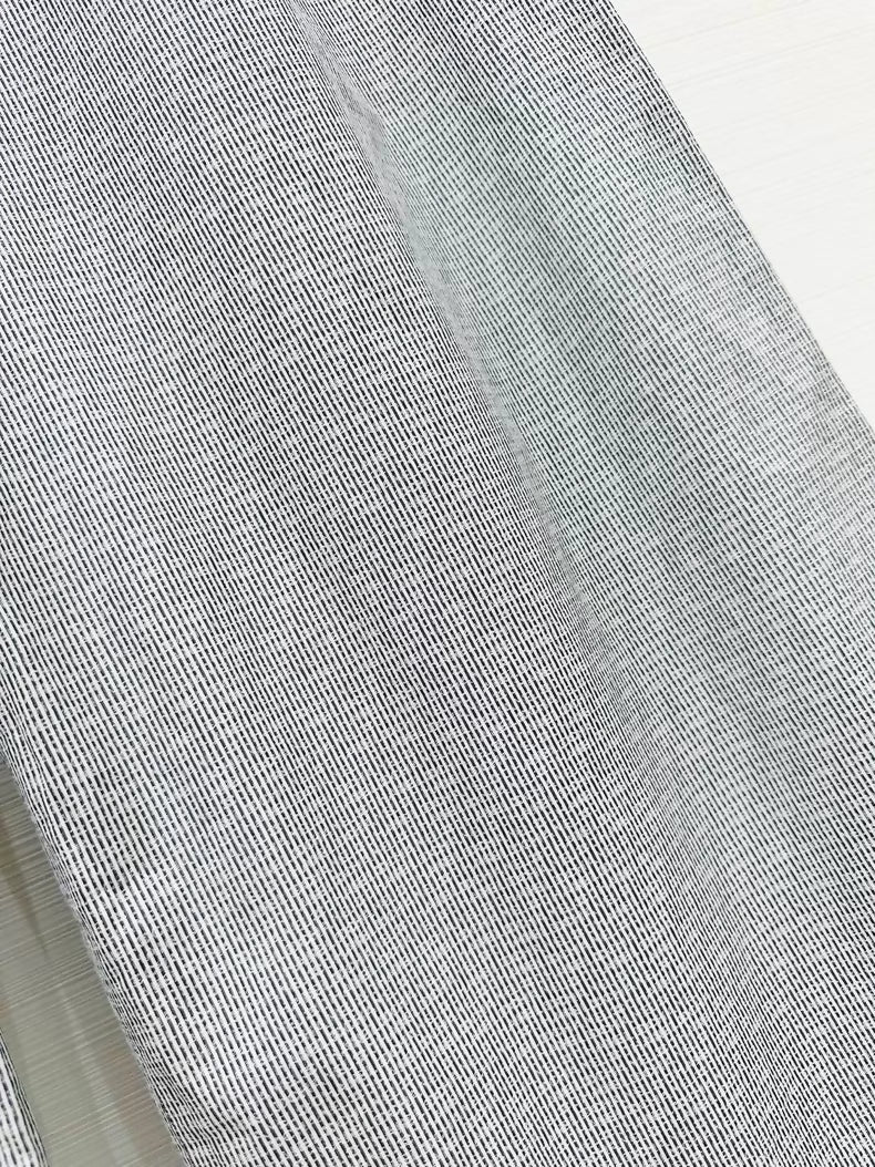 Chanel 24P striped logo wide-leg trousers