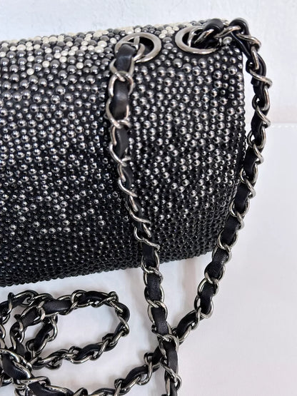 Chanel Pearls & Beads Mini Classic Single Flap Bag