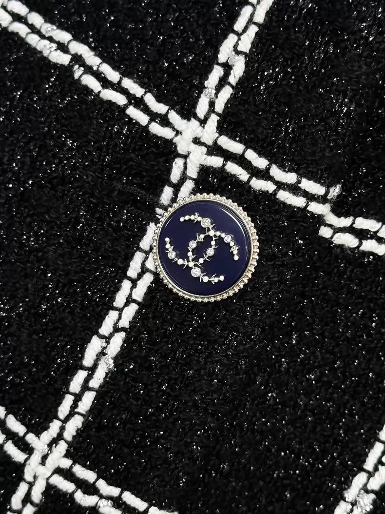 Chanel 20S black and white jacket