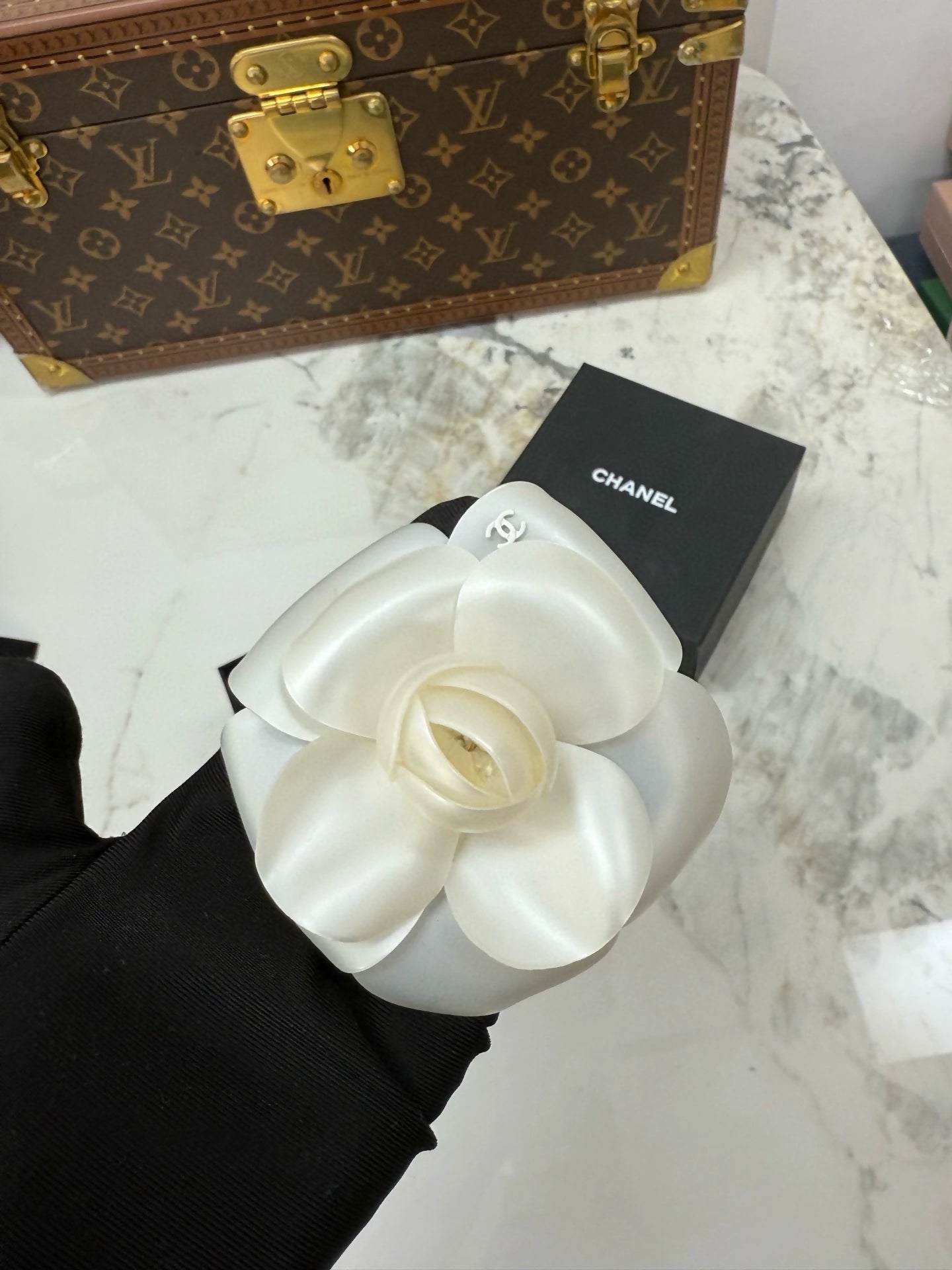 Chanel 19C Large Camellia Brooch