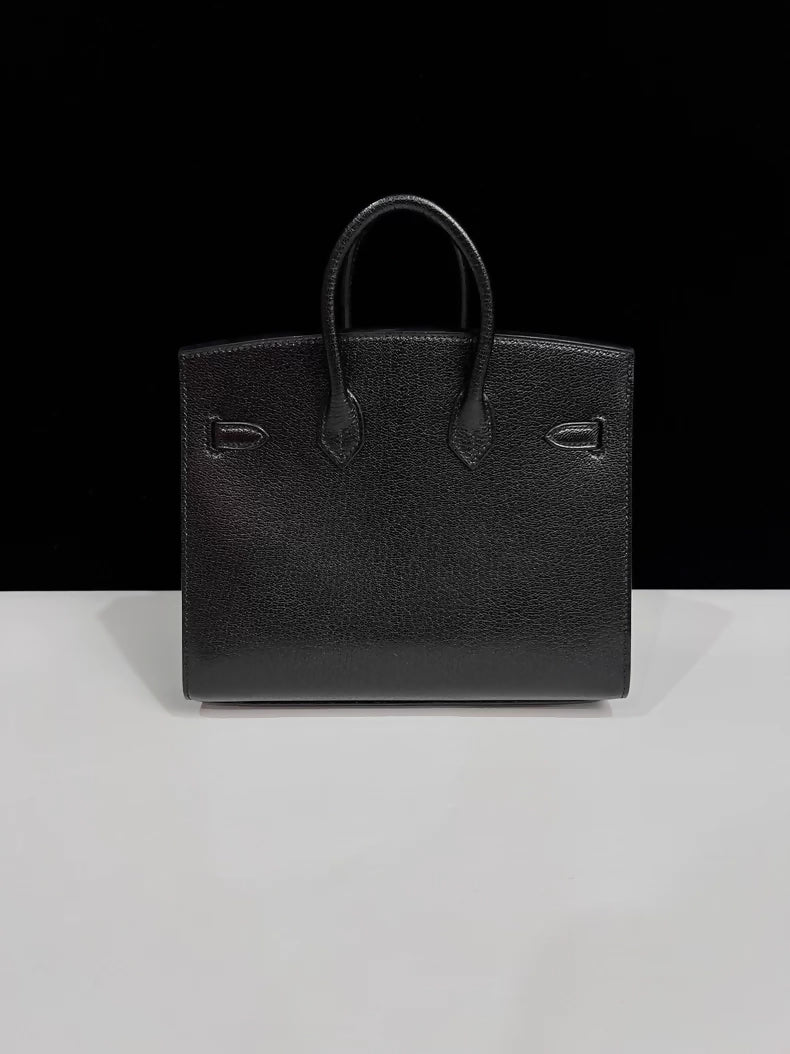 Hermès 20cm Birkin Sellier Disco Chèvre Leather Palladium Hardware