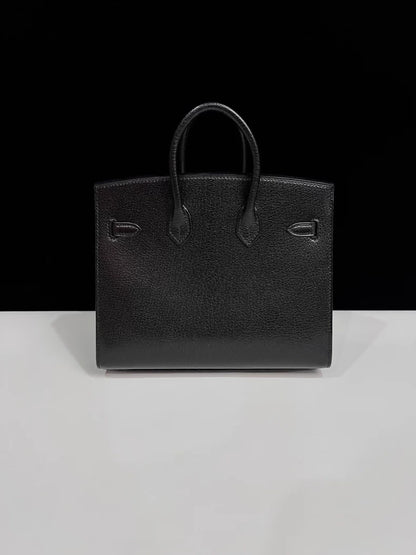 Hermès 20cm Birkin Sellier Disco Chèvre Leather Palladium Hardware