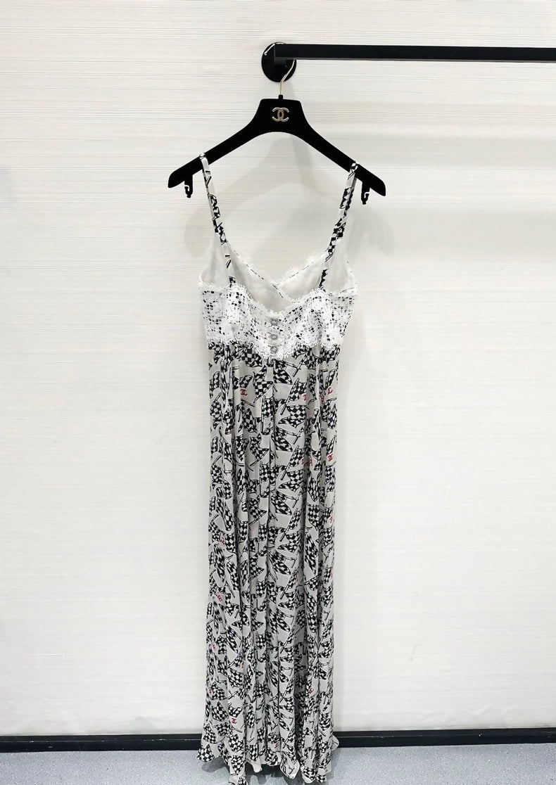 Chanel 23C F1 print dress
