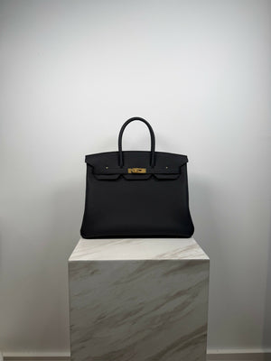 Hermès Birkin 35 Black Togo Gold hardware