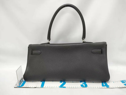 Hermes Vintage Kelly shoulder black Fringe