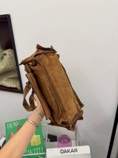 Miu Miu 26SS suede shoulder bag