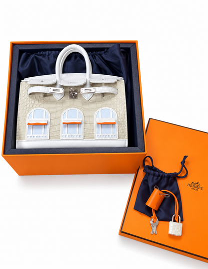 Hermès Birkin 20 Snow Faubourg Palladium Hardware