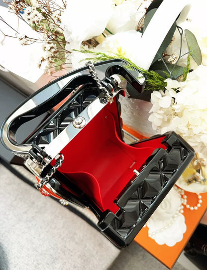 CHANEL 20c show model limited collector's series signal light evening chain bag