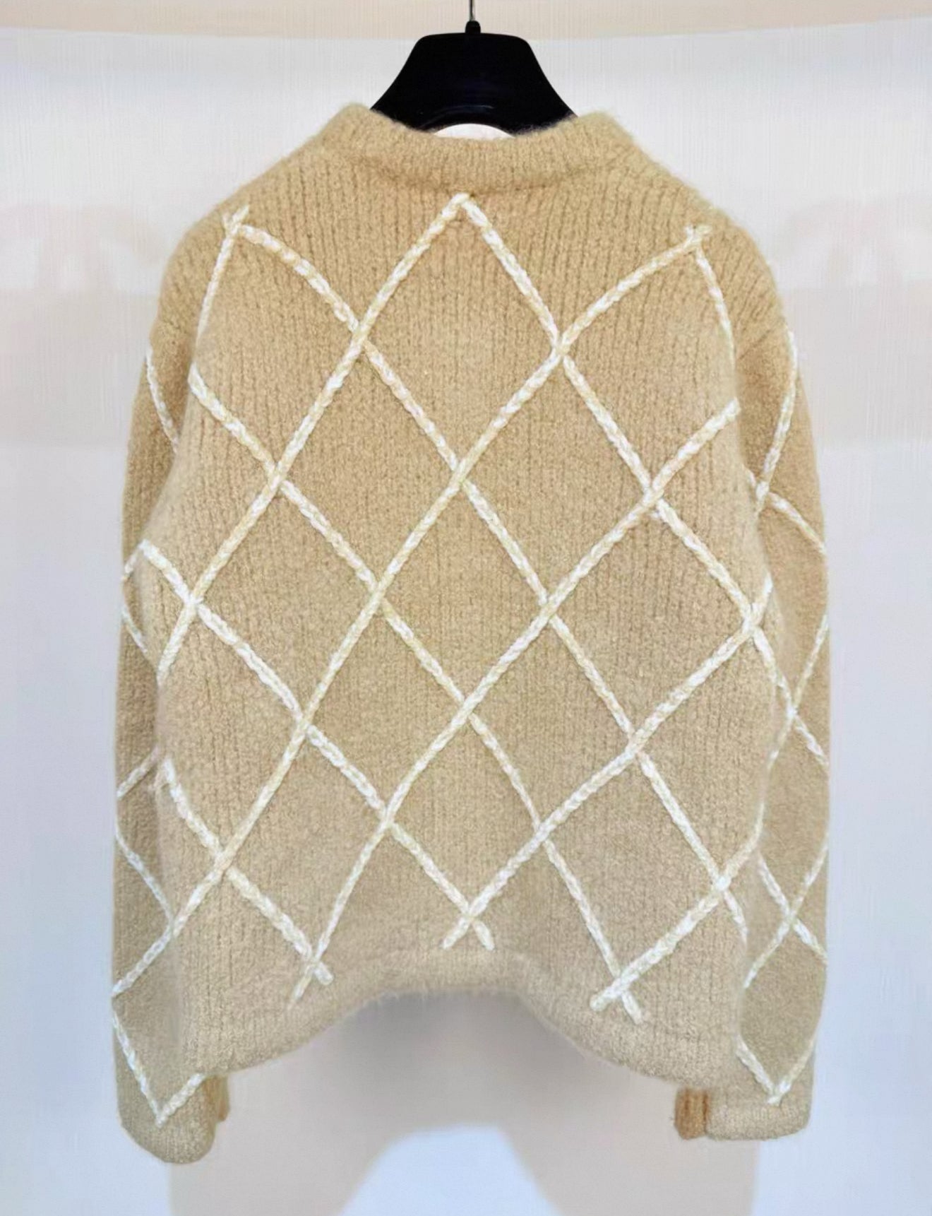 Chanel 23N beige cashmere cardigan