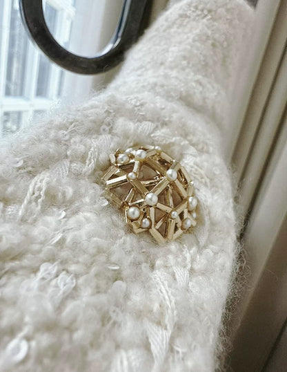 Chanel 15 AW Haute Couture ecru jacket