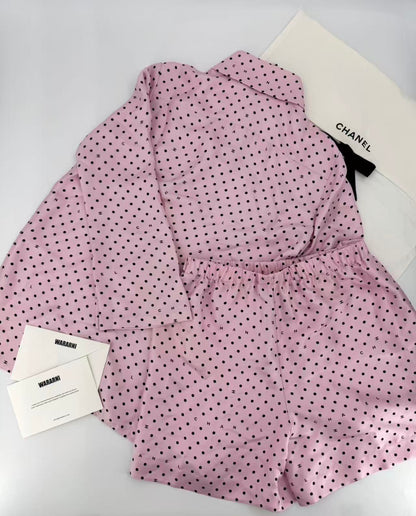 Chanel 24P pink polka shorts