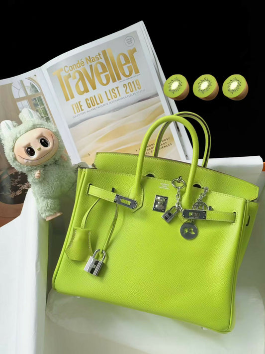 Hermès Birkin 25 Kiwi Epsom with Palladium Hardware
