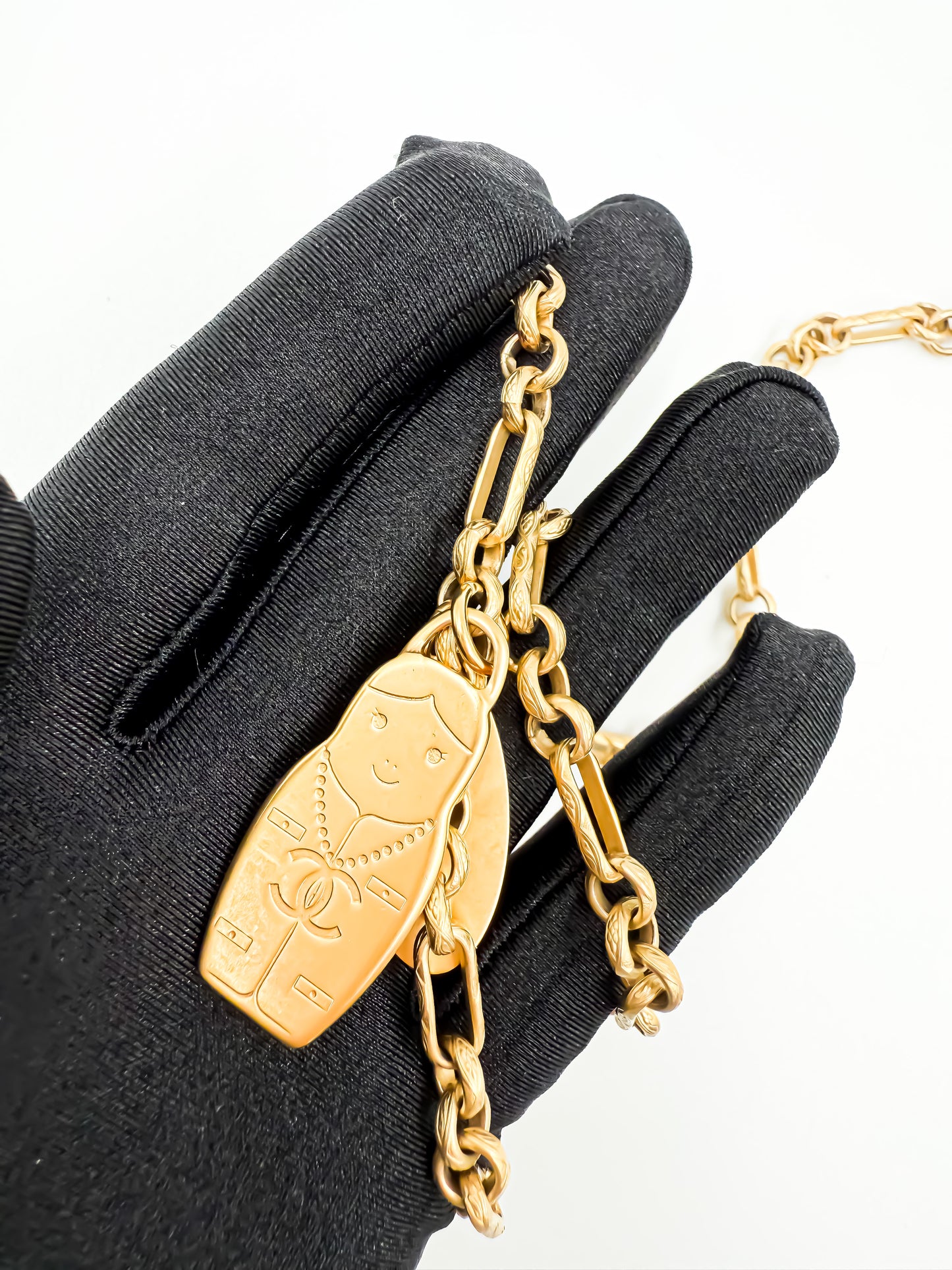 Chanel Pre Fall 2009 Paris Moscow Matryoshka Black Gold evening bag