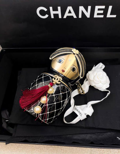 CHANEL Limited Edition Bombay Doll Clutch Bag