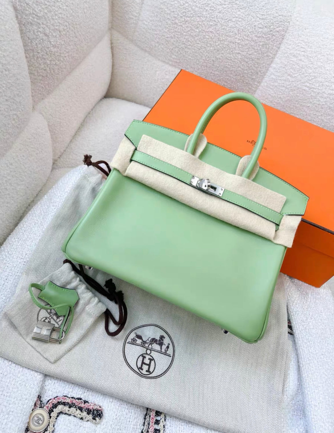 Hermes Birkin 25 Green