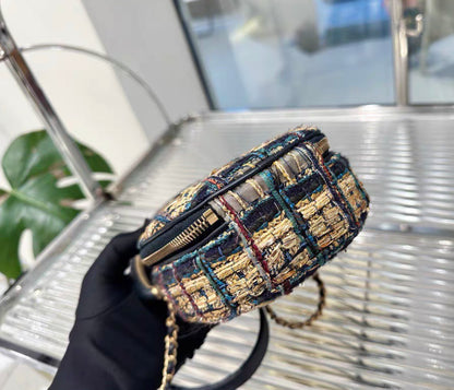 Chanel 19A Egyptian Tweed Runway Collection Crossbody