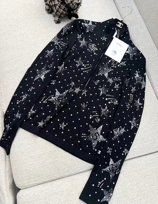 Chanel 23N black top