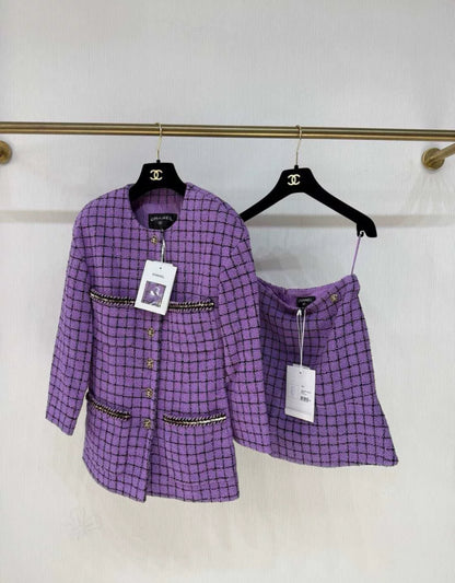 Chanel 22S purple jacket