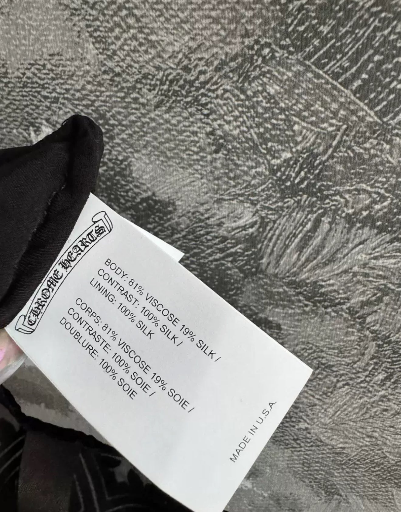 Chrome Hearts silk dress