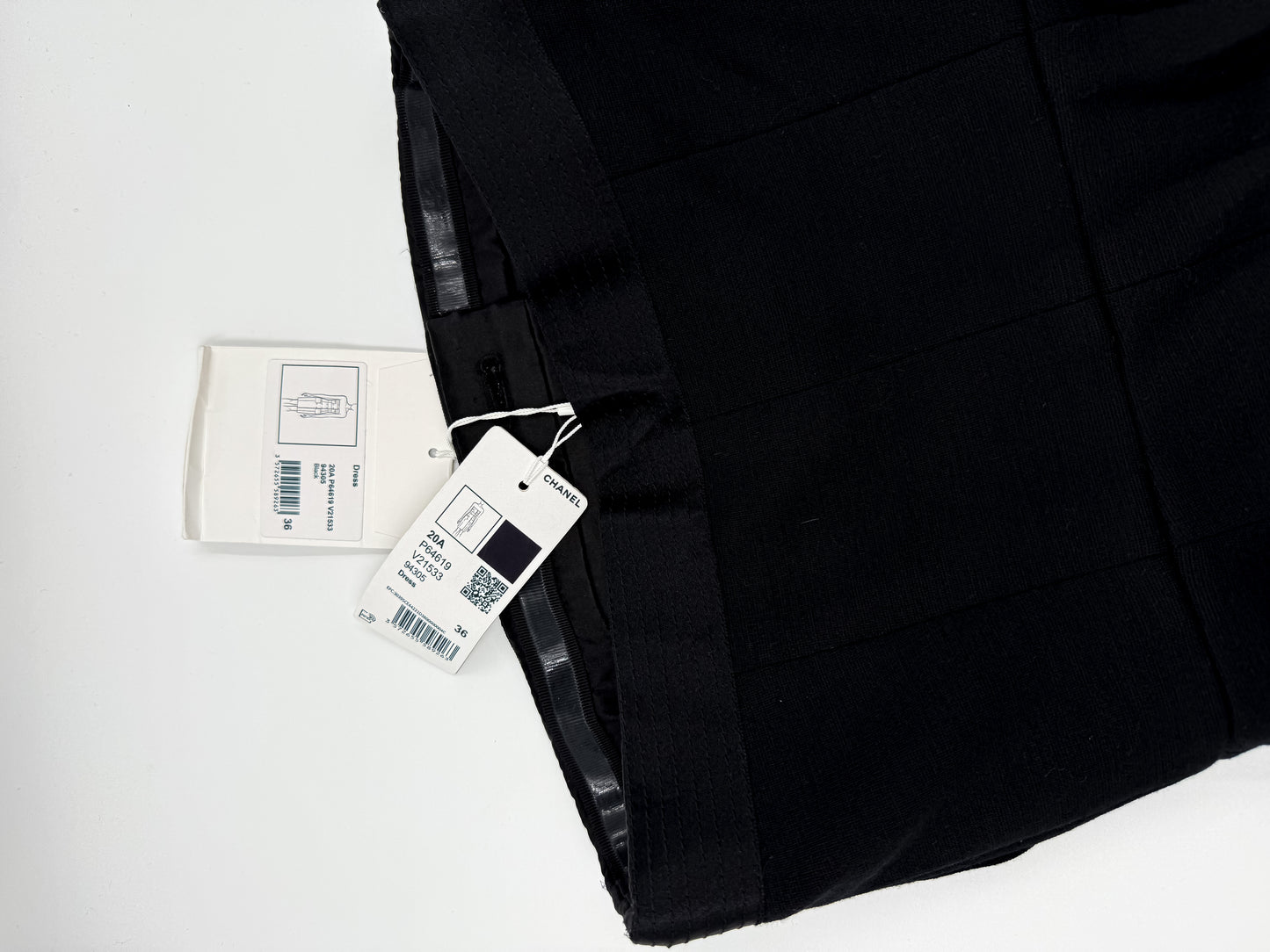 CHANEL 20A Black Dress - size 36