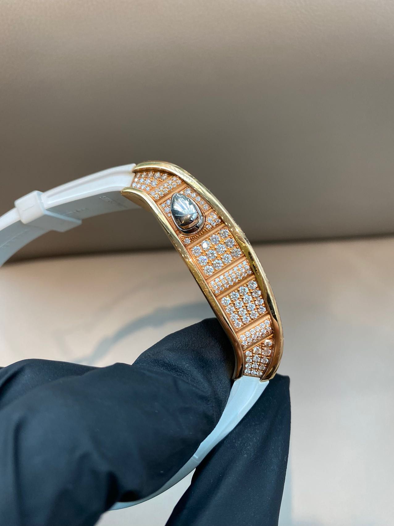 Richard Mille RM 037 Rose Gold/diamonds/White