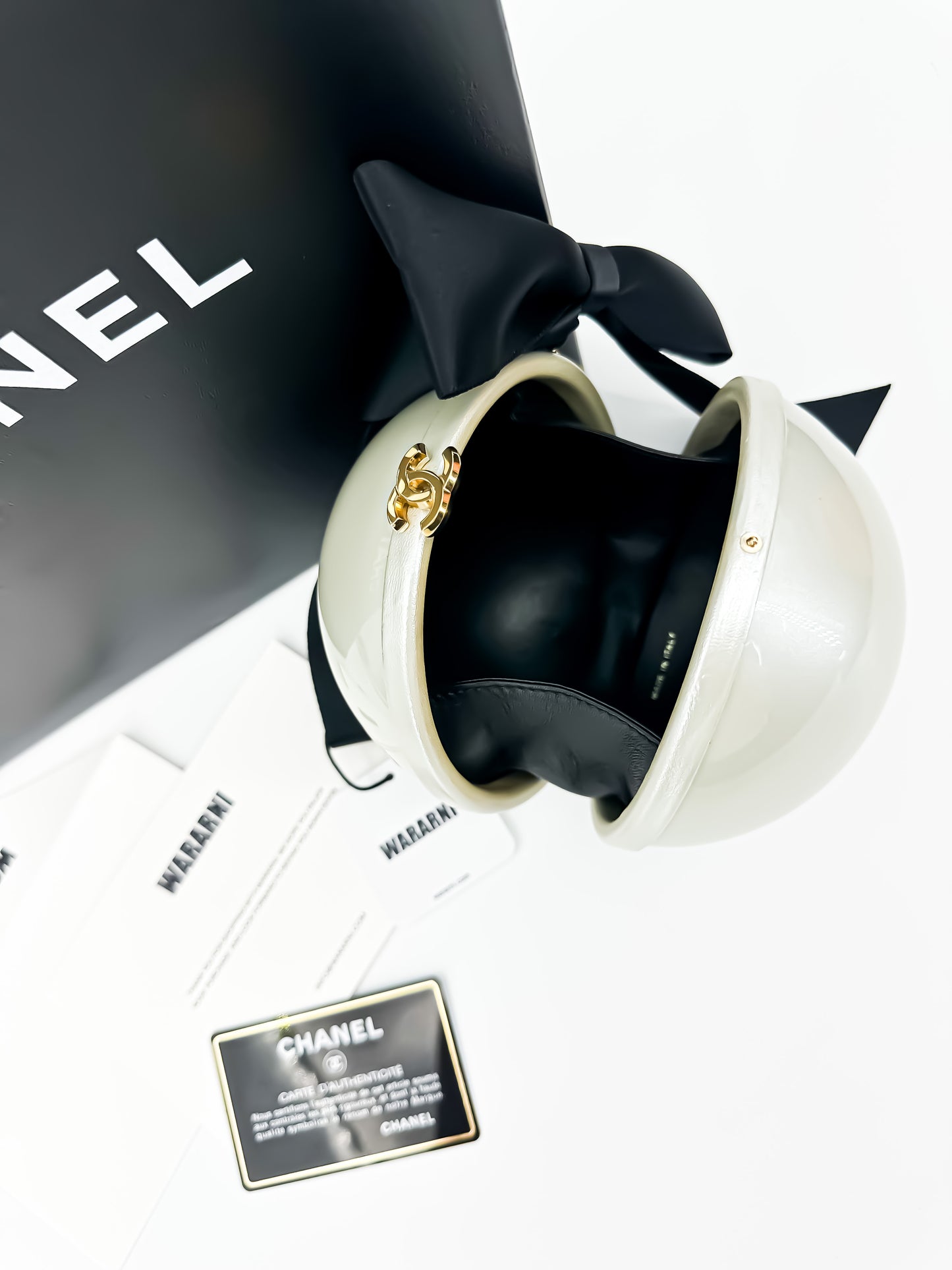 Chanel 2005 Pearl Minaudière – First Edition Sphere Clutch