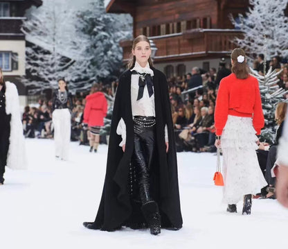 Chanel 19k Black Cape