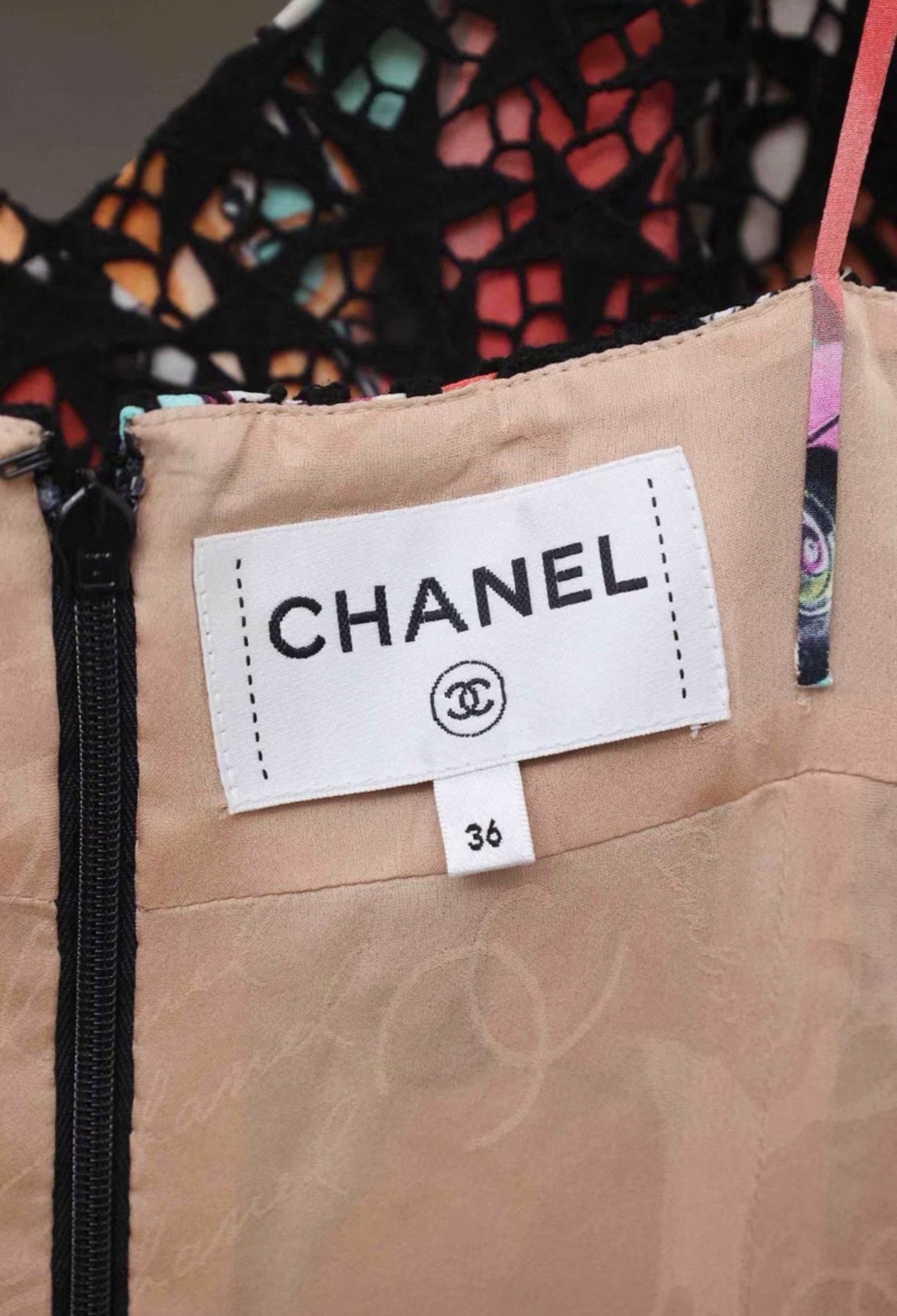Chanel 17C multicolore dress