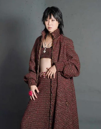 Chanel 21k tweed skirt