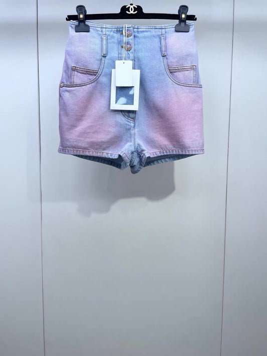 Chanel 24C Denim Shorts