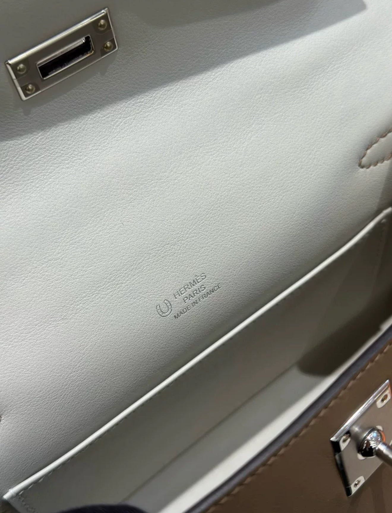 Hermès Mini Kelly Pochette HSS Étoupe Swift Leather Palladium Hardware