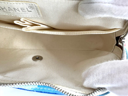 Chanel 2002 Surf Line Choco Bar Flap Bag