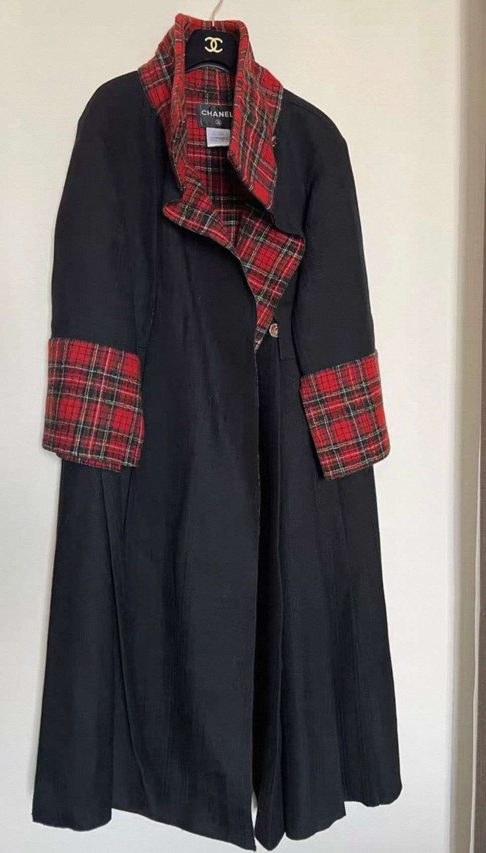 Chanel Paris-Edinburgh 2012-13 plaid coat
