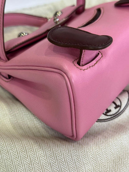 Rare Hermès Kelly Doll Pink Bubblegum Swift Leather Palladium Hardware