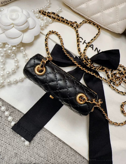 Chanel 23C Gold Metal Woven Chain Bag