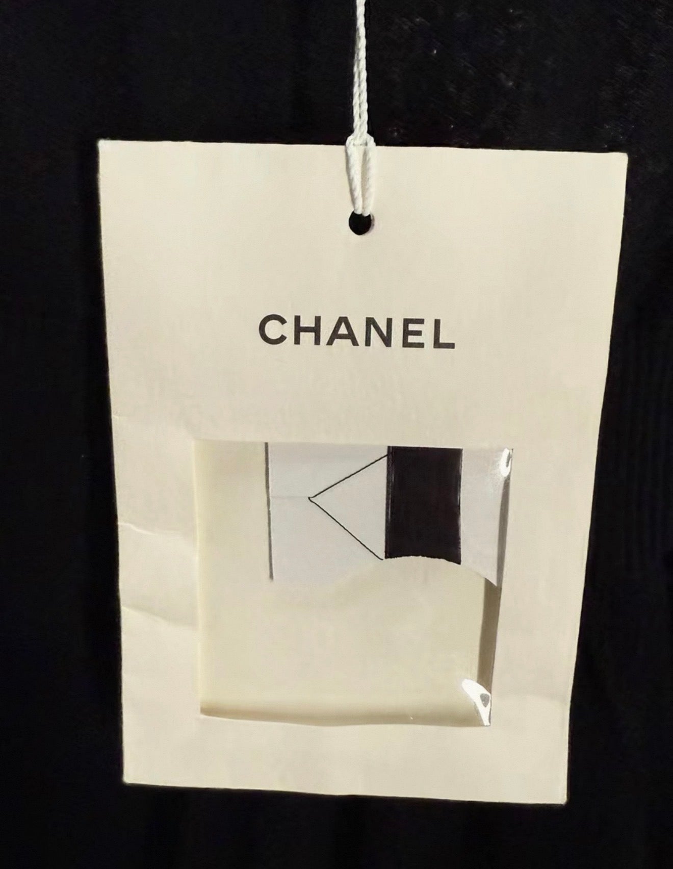 Chanel 25A Black Knitted dress