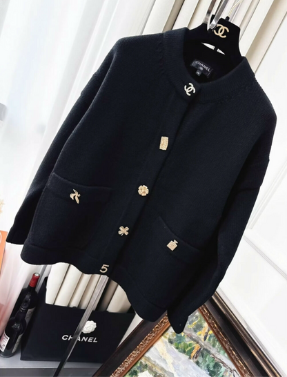Chanel 22b black cardigan