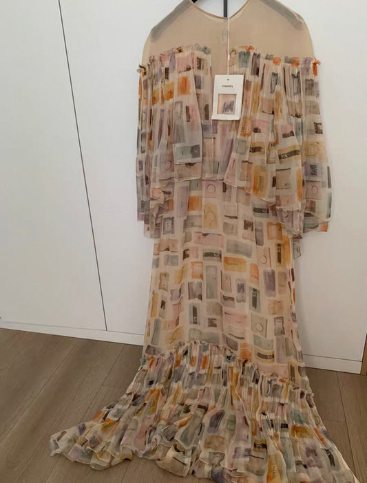 Chanel Fall 2024 Multicolor maxi dress