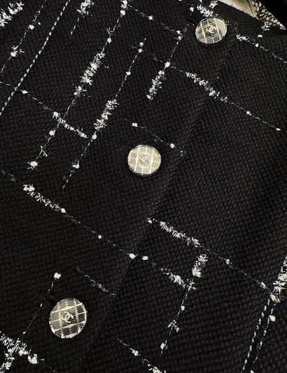 Chanel 21k black long coat