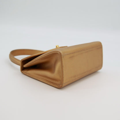 Vintage Chanel Gold Mini Kelly