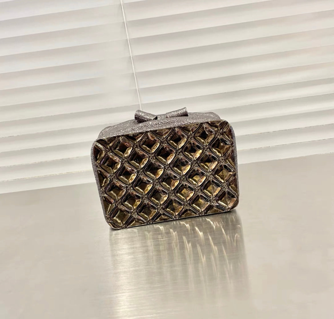 Chanel Minaudière Moscow Leo Runway Rare Metal Clutch