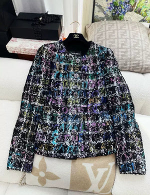 Chanel 22A Colourful Sequin Jacket